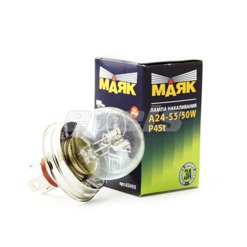 Лампа "Маяк" 24V R2 55/50W (P45t)